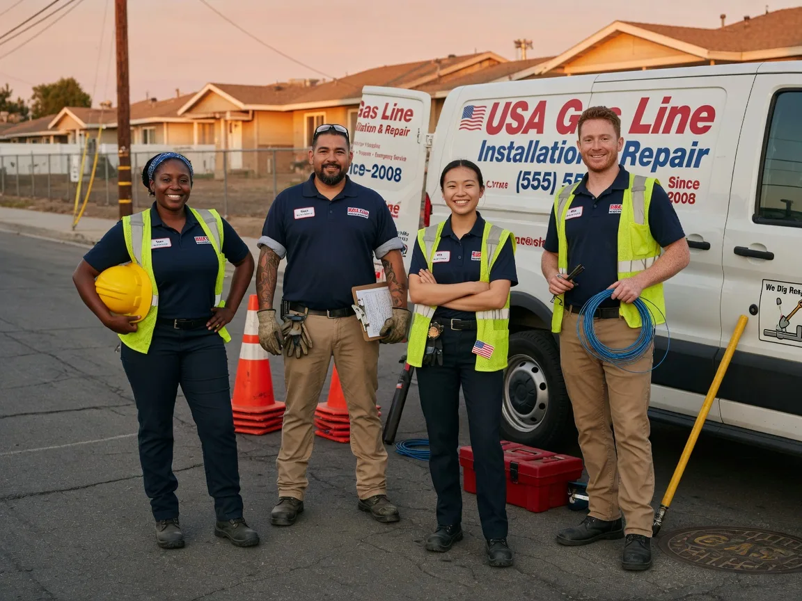 Gas Line Installation company in Sarepta, LA